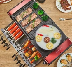 Rauchfreier Indoor-Grill – Multifunktionales Antihaft-Kochgerät