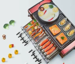 Rauchfreier Indoor-Grill – Multifunktionales Antihaft-Kochgerät