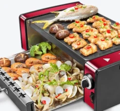Rauchfreier Indoor-Grill – Multifunktionales Antihaft-Kochgerät