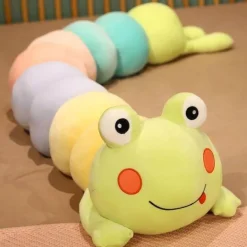 Raupen-Plüschkissen – weiches süßes Spielzeug