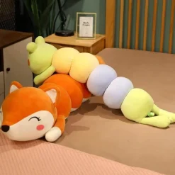 Raupen-Plüschkissen – weiches süßes Spielzeug