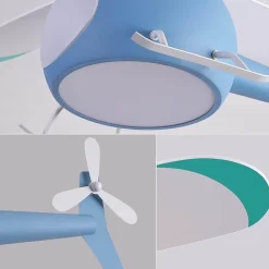 RC Hubschrauber Deckenleuchte - Kinder Traumhafte Ventilatorlampe