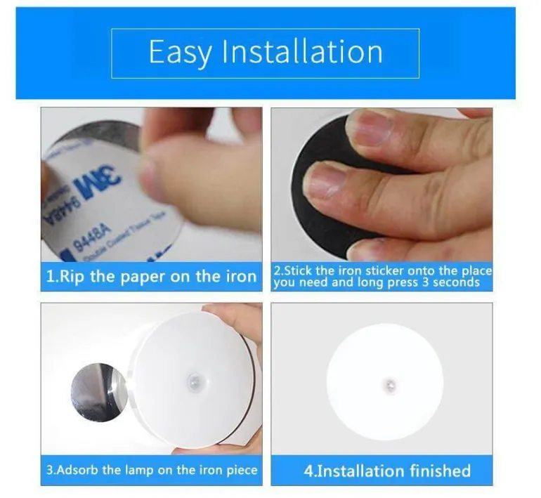 Rechargeable LED Night Light - USB Motion Sensor Lamp