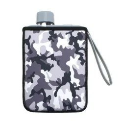 Rechteckige, flache, transparente, auslaufsichere Thermoskanne