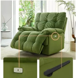 Reclining Massage Rocking Chair - Comfortable Relaxation Seat