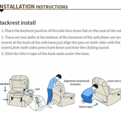 Reclining Massage Rocking Chair - Comfortable Relaxation Seat