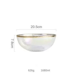 Regenbogen-Essteller aus Glas – farbenfrohes, kreatives Geschirr