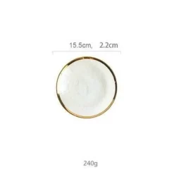 Regenbogen-Essteller aus Glas – farbenfrohes, kreatives Geschirr