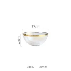 Regenbogen-Essteller aus Glas – farbenfrohes, kreatives Geschirr