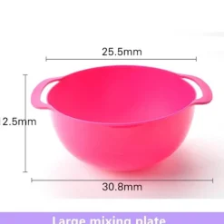 Regenbogen-Rührschüssel-Set, stapelbar, multifunktional, Küchenschüsseln