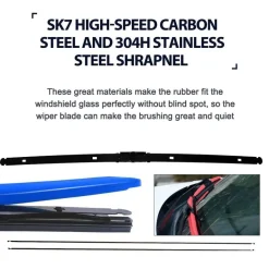 Regenbogen-Scheibenwischerblatt - Buntes Autozubehör