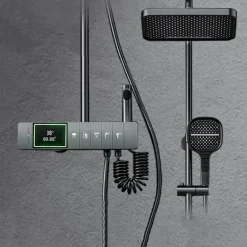 Regenduschen-Set – Elegante Klaviertastensteuerung