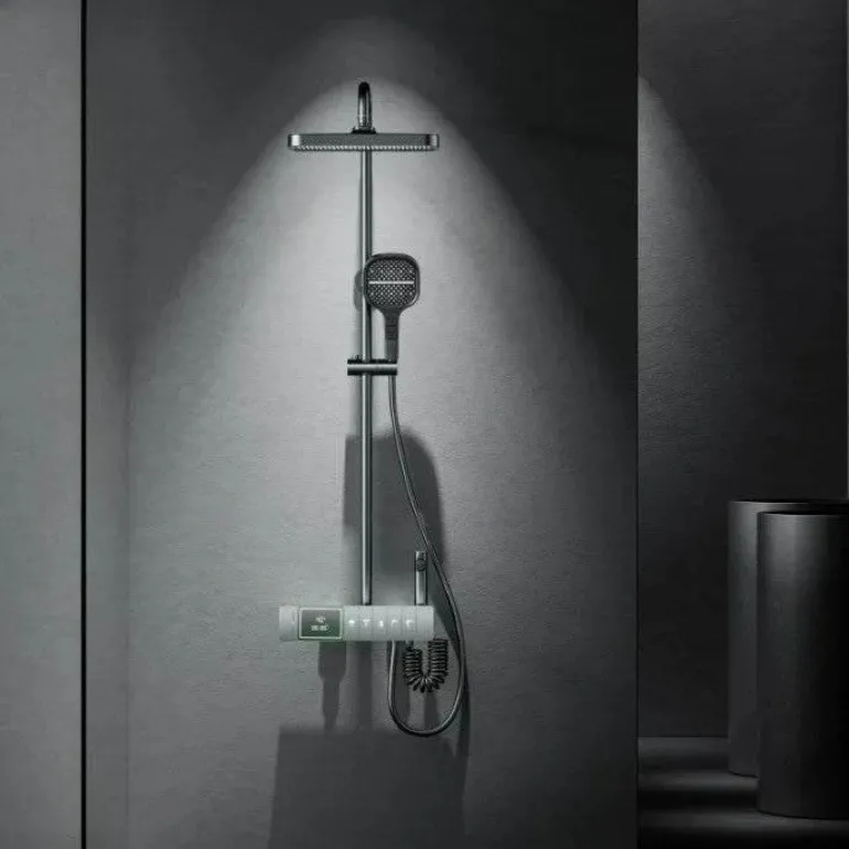 Regenduschen-Set – Elegante Klaviertastensteuerung