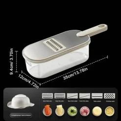 Reibe mit Behälter - Vielseitiges Küchenwerkzeug