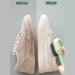 Reinigungsbürste mit weichen Borsten und langem Griff für Schuhe, Kleidung und Bretter – vielseitiges Mehrzweckwerkzeug