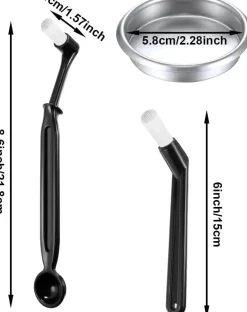 Reinigungsset für Espressomaschinen – Bürstenlöffel-Set
