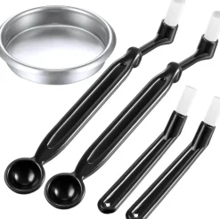 Reinigungsset für Espressomaschinen – Bürstenlöffel-Set