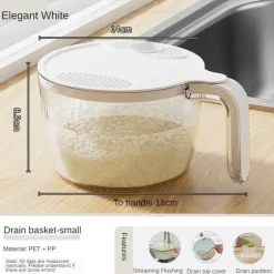 Reisabtropfkorb – Innovatives Filtersystem für einfaches Kochen