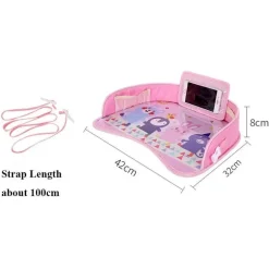 Reise-Auto-Knietablett für Kleinkinder – All-in-One-Aktivitätstablett für Kinder