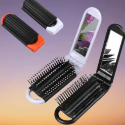 Reise-Haarbürstenspiegel - Tragbares, faltbares Accessoire