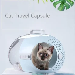 Reisekapsel für Haustiere – atmungsaktive, tragbare Transportbox für Katzen und Hunde