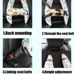 Reisekissen für Kinder – Cartoon-Design für Reisekomfort