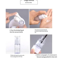 Reise-Kosmetik-Pumpspender – Tragbares Beauty-Tool für die Anwendung unterwegs