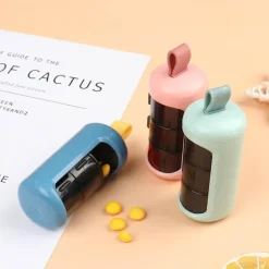 Reise-Pillen-Organizer – Mehrschichtiger Medikamentenbehälter