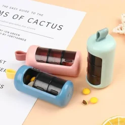 Reise-Pillen-Organizer – Mehrschichtiger Medikamentenbehälter