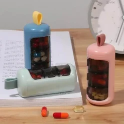 Reise-Pillen-Organizer – Mehrschichtiger Medikamentenbehälter