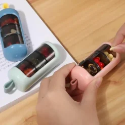 Reise-Pillen-Organizer – Mehrschichtiger Medikamentenbehälter