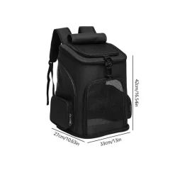 Reiserucksack für Haustiere – erweiterbare, atmungsaktive Tragetasche