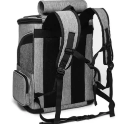 Reiserucksack für Haustiere – erweiterbare, atmungsaktive Tragetasche