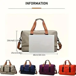 Reisetasche mit großem Fassungsvermögen – Leichtgewichtig & mit mehreren Fächern