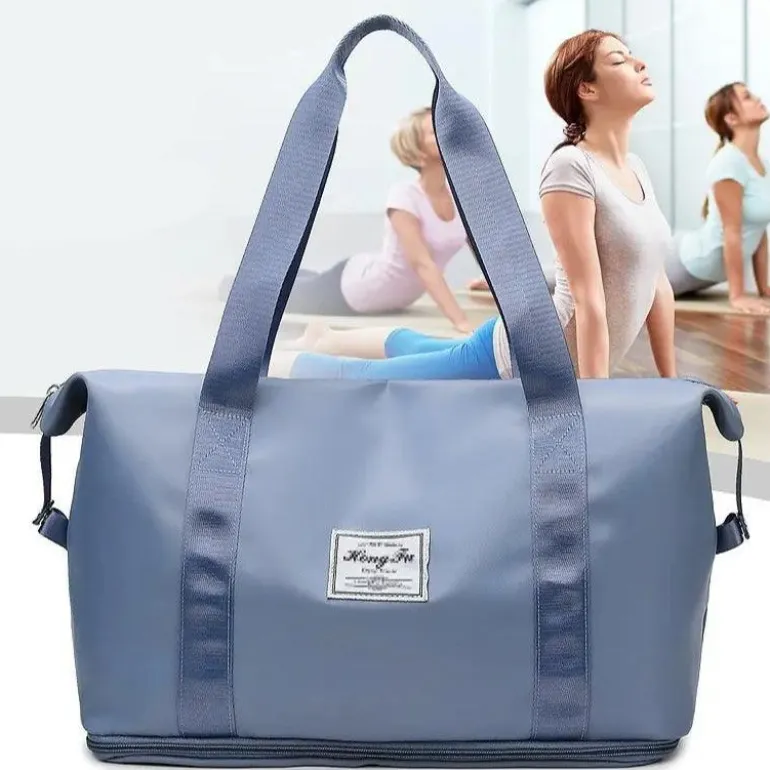 Reisetasche zum Mitnehmen – Wasserdichte Sporttasche aus Nylon