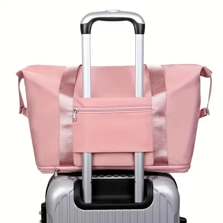 Reisetasche zum Mitnehmen – Wasserdichte Sporttasche aus Nylon