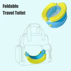 Reisetöpfchen für Kleinkinder – Tragbarer Toilettensitz für Kinder