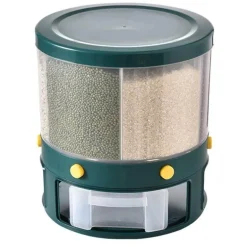 Reisspender - Rotierender Vorratsbehälter mit 6 Fächern