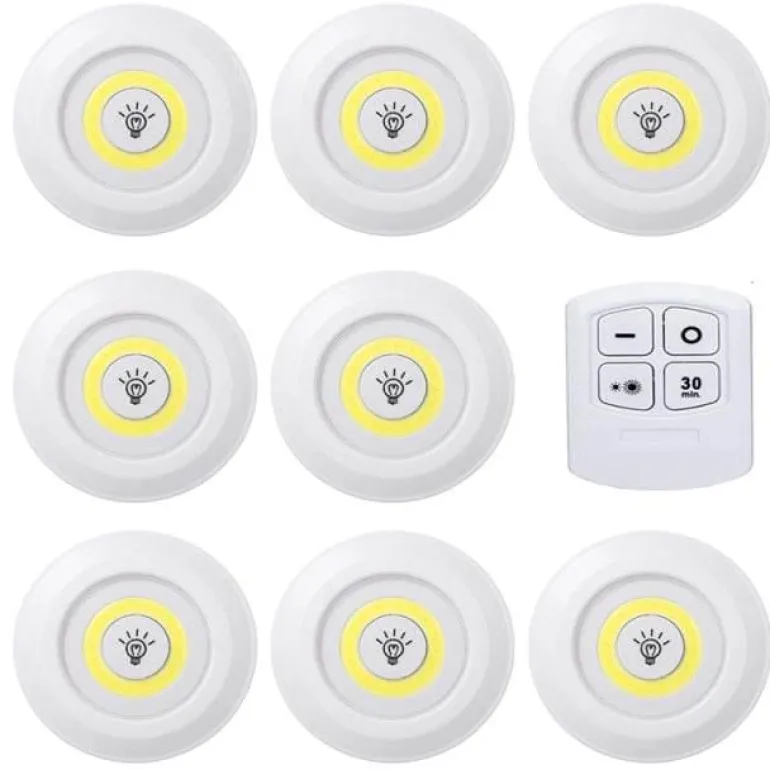 Remote Control Mini Cabinet Dimmable Night Light