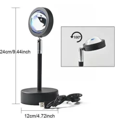 Remote Control Sunset Atmosphere LED Lamp
