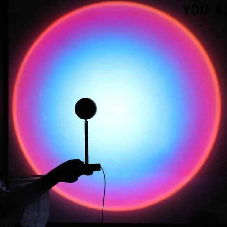 Remote Control Sunset Atmosphere LED Lamp