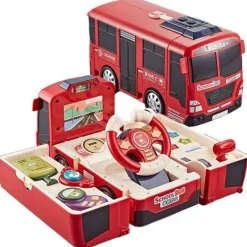 Rennauto-Abenteuerspielzeug – Verwandelbares Spielset für Kinder