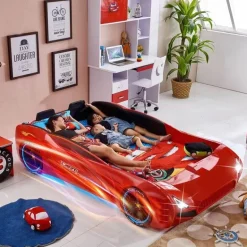 Rennautobett – Modernes Kleinkinderbett für Kinder