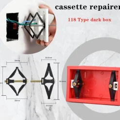 Reparatursatz für Elektrikersteckdosen – 6-teiliger Werkzeugsatz