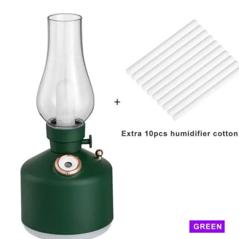 Retro Air Humidifier Wireless Aroma Diffuser Lamp
