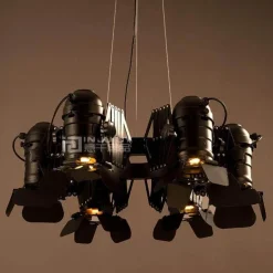 Retro Deckenstrahler Kronleuchter Lampe - Vintage Einziehbare Beleuchtung