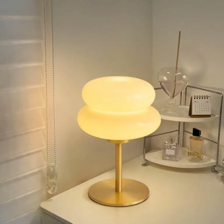 Retro Eierkuchenlampe - Süße Tischlampe