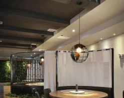 Retro Globe Lamp - Mid-Century Lighting Fixture