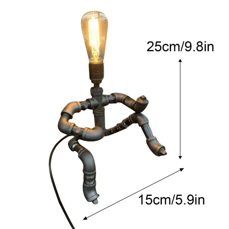 Retro Guitar Player Lamp - Music-Themed Home Decor