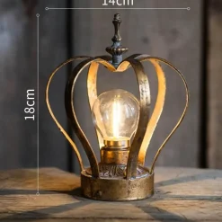 Retro Industrielampe - Vintage Eisen Nachtlicht